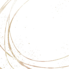 水彩フレーム_茶色