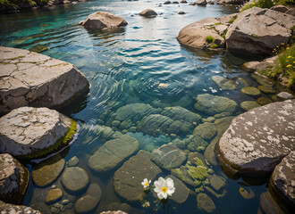 the river in the forest