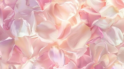 impressionist floral background with pastel pink rose petals romantic wedding wallpaper illustration