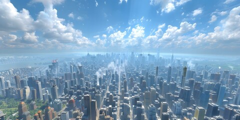 Naklejka premium New York City Skyline