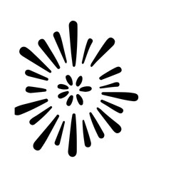 Fireworks vector Silhoutte