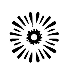 Fireworks vector Silhoutte