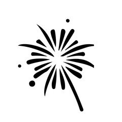 Fireworks vector Silhoutte