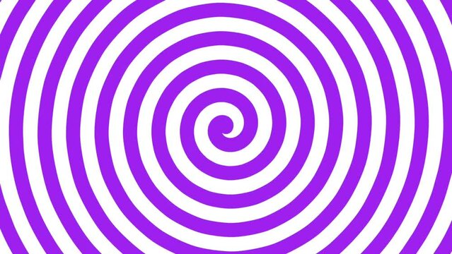 video illustration of a rotating spiral that creates a hypnotic effect