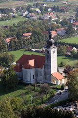 Parish church of Saints Peter and Paul in Kasina, Croatia