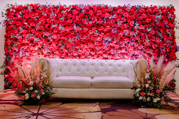 Beautiful romantic elegant wedding decor 