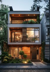 A modern residential house