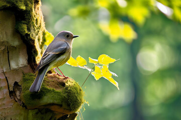 Obraz premium bird on a tree