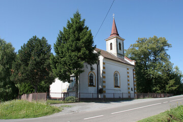 Fototapeta premium Parish Church of the Immaculate Heart of Mary in Ilova, Croatia