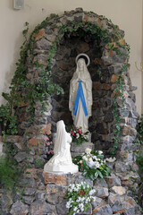 Our Lady of Lourdes, chapel of the Good Shepherd in Gornje Bazje, Croatia