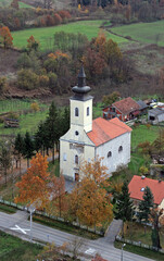 Parish church of St. Catherine of Alexandria in Komarevo, Croatia