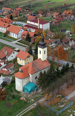 Parish church of St. Catherine of Alexandria in Komarevo, Croatia