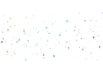 背景素材_ホログラム_星