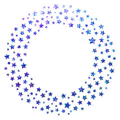 ホログラム_フレーム_星_輪