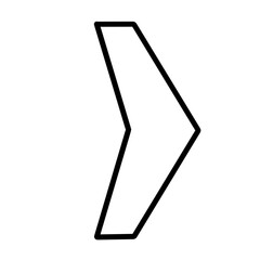 Arrow navigation of doodle icon