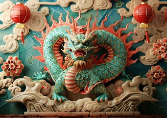 Obraz premium Chinese dragon