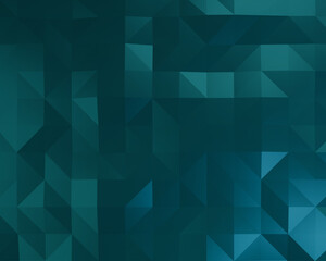 Abstract blue geometric background with polygonal shapes. Modern mosaic texture with triangles. Blue wallpaper with geometric triangular shapes, 3d render illustration