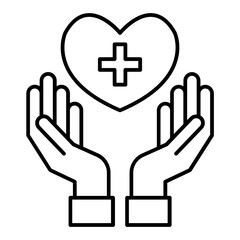 Obraz premium care icon