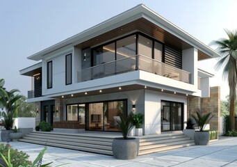 Modern Minimalist Villa Architecture