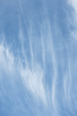 The sky is blue and has a few clouds