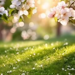 Renewal and Radiance: Spring Blur Background
