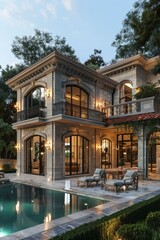 Luxury Villa with Private Pool and Garden