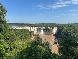 iguazu falls waterfall argentina brazil 