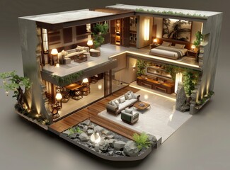 Interior Design of a Traditional Japanese House