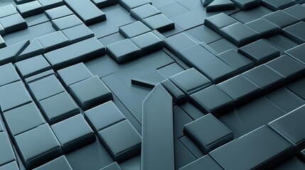 illustration 3D Model Clean line art icon in the shape of a book with basic geometric forms