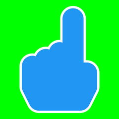 index finger cursor icon, hand pointer icon