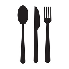 spoon and knife vector