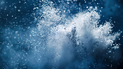 a ball of explosive powder