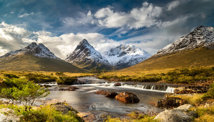 Stob Dearg is the highest and finest peak of Buachaille Etive Mòr, and one of the most famous sights of the Highlands.  © PictishImages