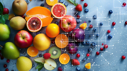 Fresh Fruit Fusion
Digital Fruit Artwork
