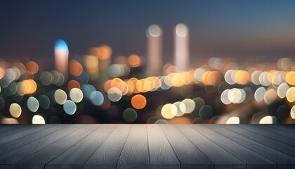 Neon Dreams: City Lights in Bokeh Blur