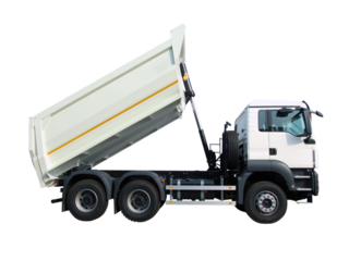 white truck transparent