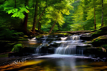 waterfall in the forest