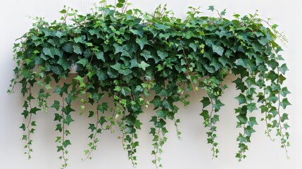 Collection of PNG. Green leaves Javanese treebine or Grape ivy. Jungle vine hanging ivy plant bush isolated on a transparent background. 