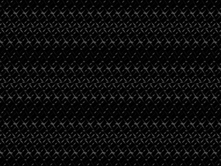 Black metal texture steel background. Perforated metal sheet.