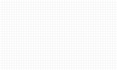 Squared notebook seamless pattern. Grey grid texture. School notebook for mathematics. Grid paper sheet.  isolated on white background.  Vector illustration . EPS 10