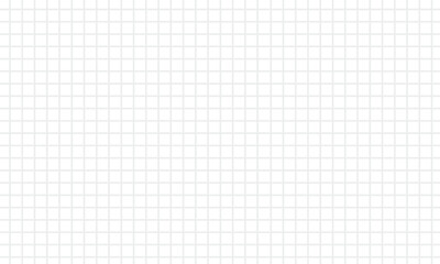 Squared notebook seamless pattern. Grey grid texture. School notebook for mathematics. Grid paper sheet.  isolated on white background.  Vector illustration . EPS 10