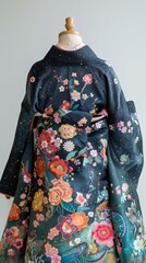 Obraz premium A Stunning Floral Kimono on a Mannequin