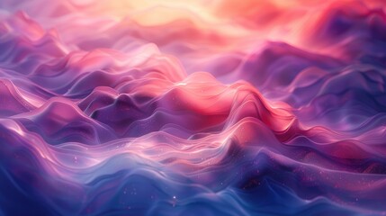 Obraz premium soft waves of light in pastel hues