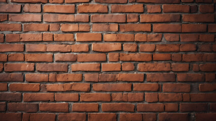 Fototapeta premium brick wall may used as background. brick wall, dark background for design. AI generated image, ai.