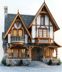 Obraz premium European-style house
