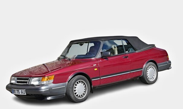 Vintage Saab 900 convertible