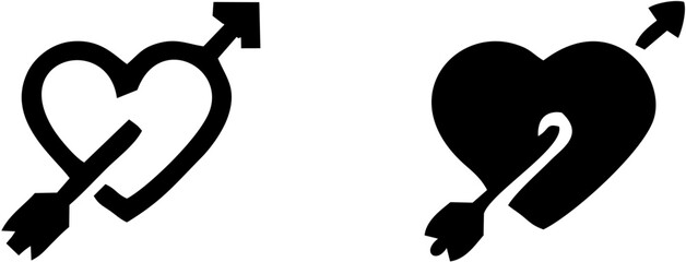 heart icon heart broken icon