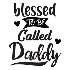Happy Fathers Day greeting with hand written lettering