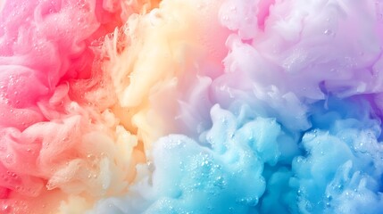 Fototapeta premium colours, colourful, rainbow, background, fluffy, purple, abstract, pink, texture, fantasy, pastel, wallpaper, illustration, blue, cloud, sky, soft, watercolor, light, bright, pattern, cloudscape, clou