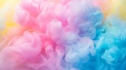 Fototapeta premium colours, colourful, rainbow, background, fluffy, purple, abstract, pink, texture, fantasy, pastel, wallpaper, illustration, blue, cloud, sky, soft, watercolor, light, bright, pattern, cloudscape, clou